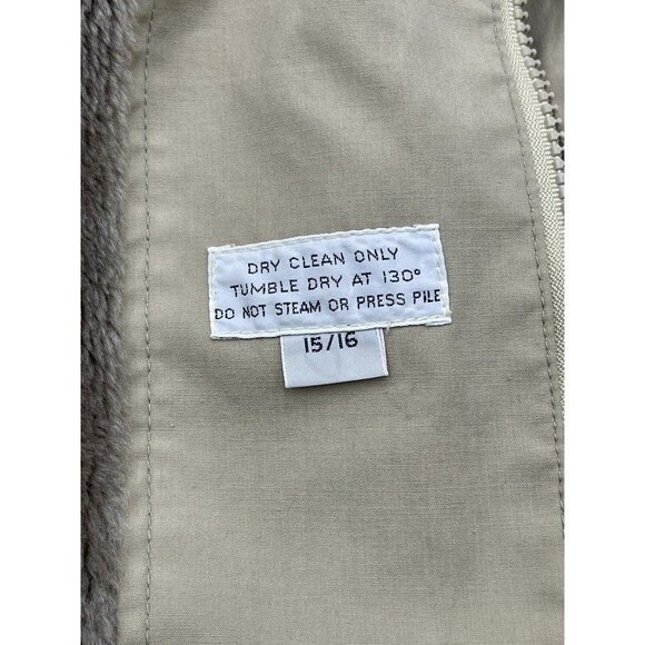 London Fog Womens Outerwear Of Distinction Coat Beige/Tan Jacket Size 15/16 - Picture 6 of 6